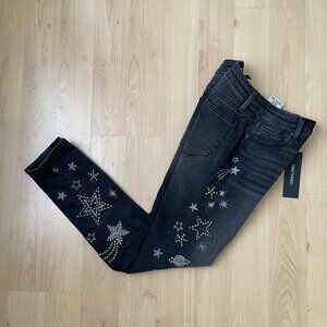 Driftwood Jackie Shooting Star Black Jeans, 26